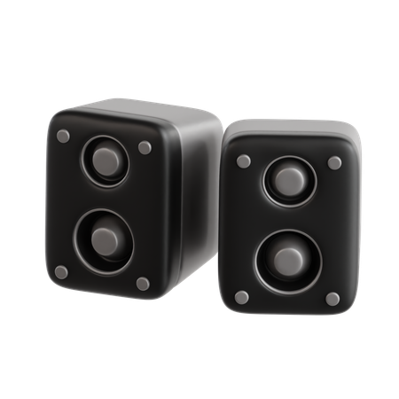 Speakers  3D Icon