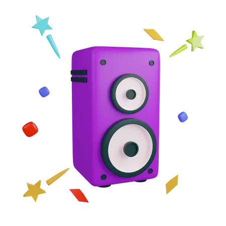Speakers 3D Icon