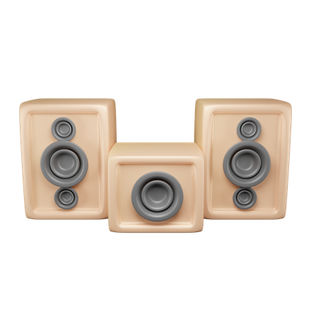 Speakers  3D Icon