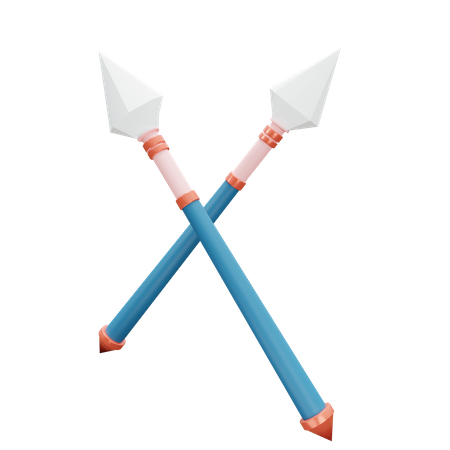 Spear  3D Illustration