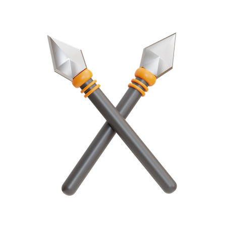 Spear Cross  3D Icon