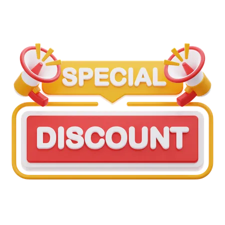 Special Discount  3D Icon