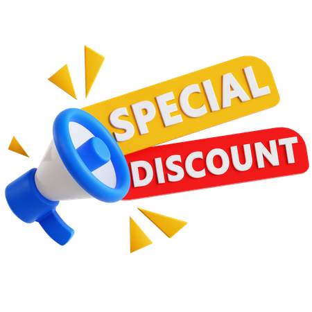 Special Discount  3D Icon