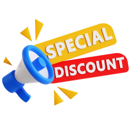 Special Discount  3D Icon