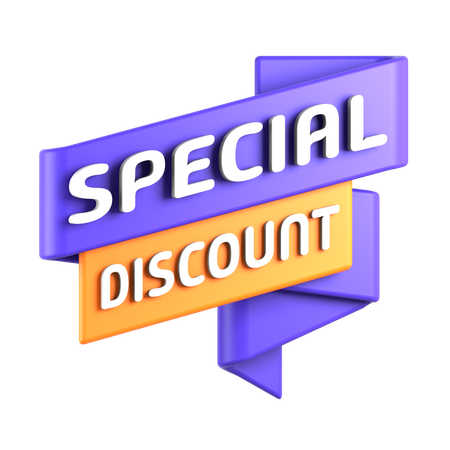 Special Discount  3D Icon