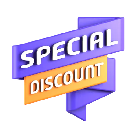 Special Discount  3D Icon