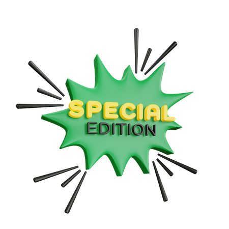 Special Edition Sticker  3D Sticker