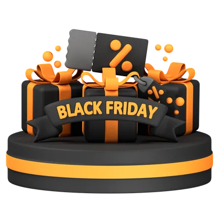 Special Gift Black Friday  3D Icon