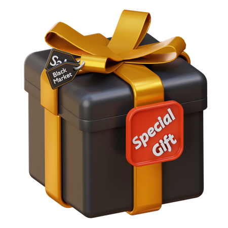 Special Gift Black Friday  3D Icon