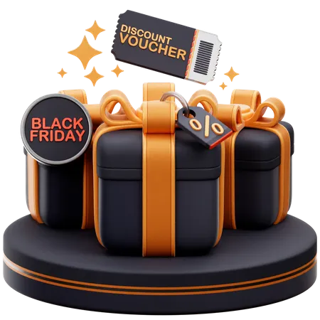 Special Gift Black Friday  3D Icon