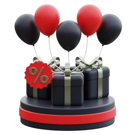 Special Gift Black Friday  3D Icon