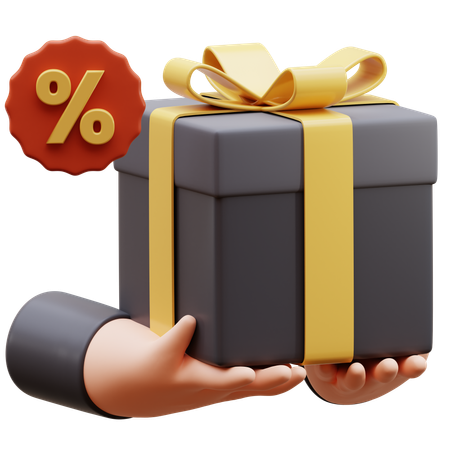 Special Gift Discount  3D Icon