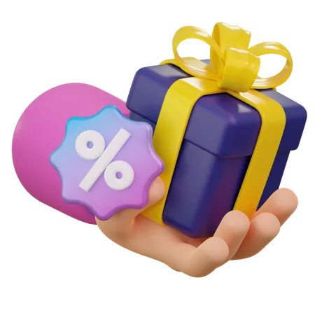 Special Gift Discount  3D Icon