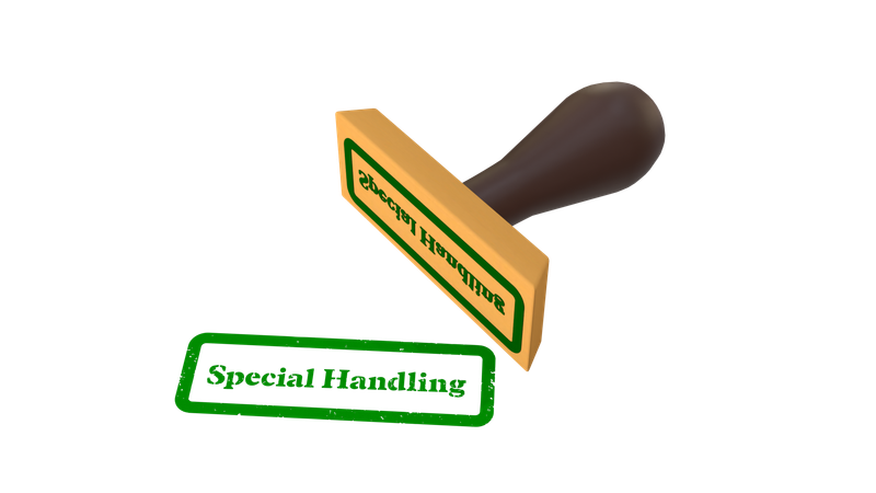 Special Handling  3D Icon