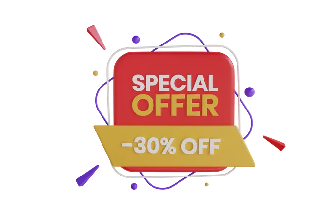Special Offer 30% 3D Icon