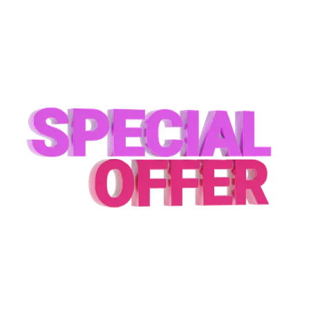 Special offer  3D Icon