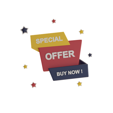 Special Offer  3D Icon