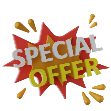 Special Offer  3D Icon