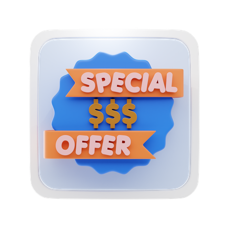 Special Offer  3D Icon