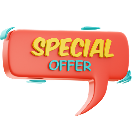 Special Offer  3D Icon