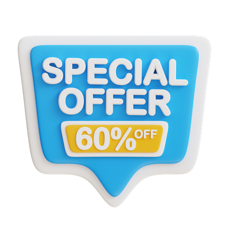 Special Offer 60  3D Icon