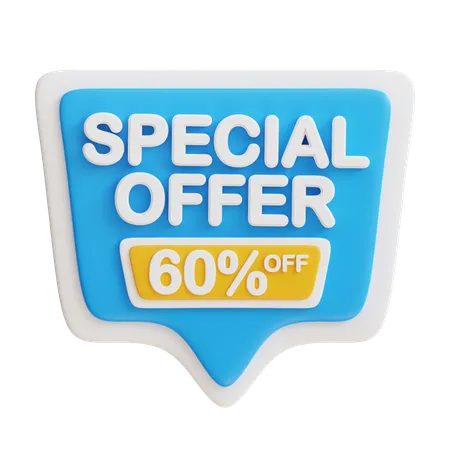 Special Offer 60  3D Icon
