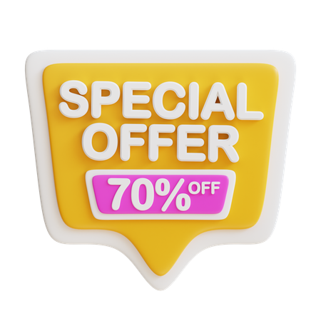 Special Offer 70  3D Icon