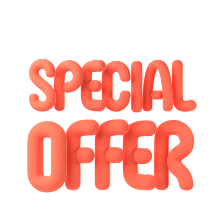 Special offer 3D Icon