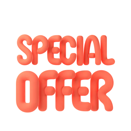 Special offer 3D Icon