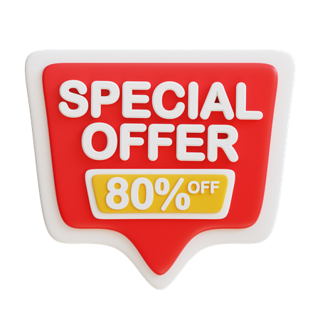 Special Offer 80  3D Icon