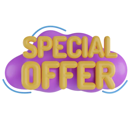 Special Offer 3D Icon