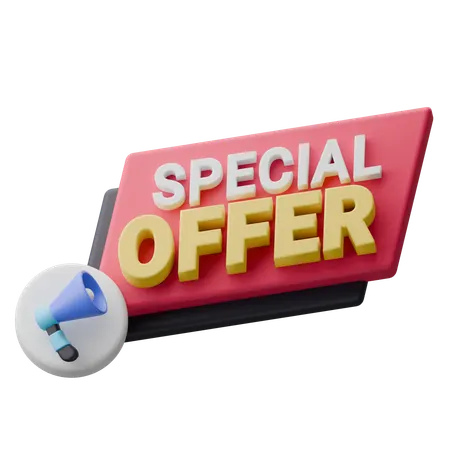 Special Offer Badge  3D Icon