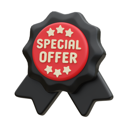 Special Offer Badge  3D Icon