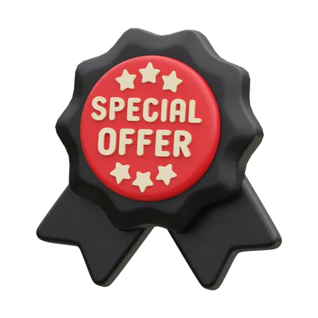 Special Offer Badge  3D Icon