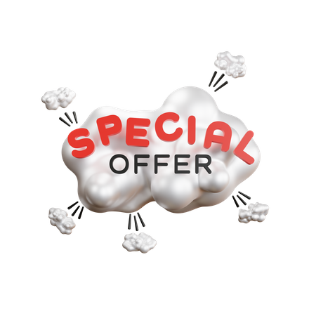 Special Offer Clod Bubble  3D Sticker