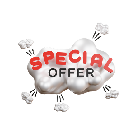 Special Offer Clod Bubble  3D Icon