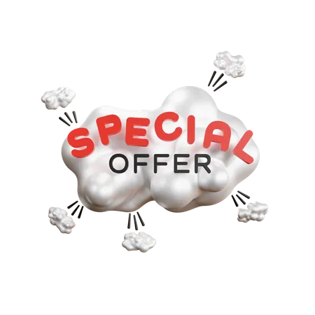 Special Offer Clod Bubble 3D Icon