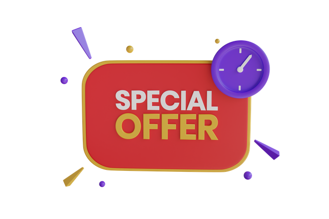 Special Offer day  3D Icon