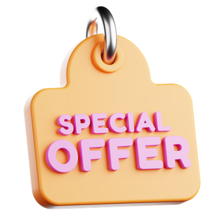 Special Offer Tags  3D Icon
