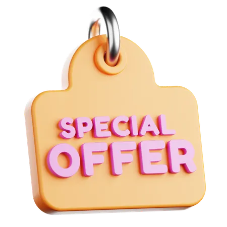 Special Offer Tags 3D Icon