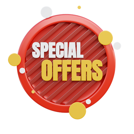 Special Offers  3D Icon