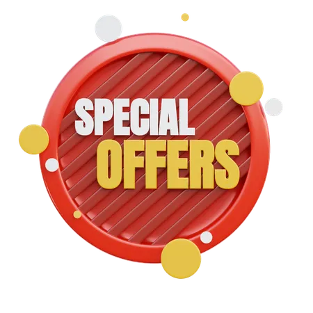 Special Offers  3D Icon