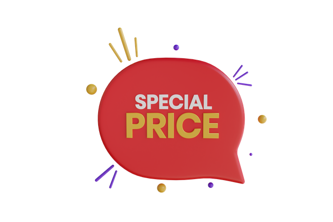 Special Price  3D Icon