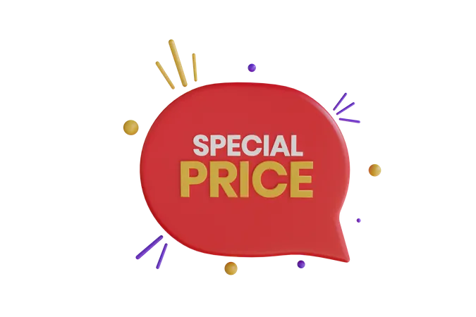 Special Price  3D Icon