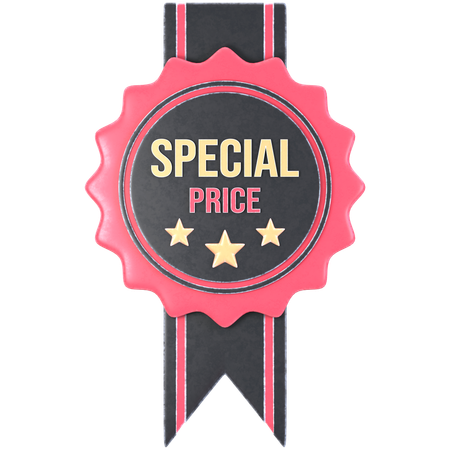 Special Price Badge  3D Icon