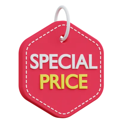 Special Price Tag 3D Icon