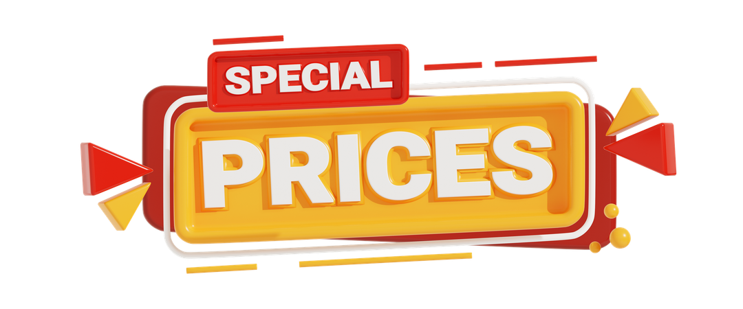 Special Prices  3D Icon