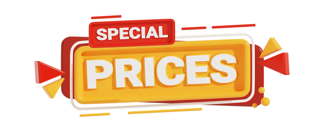 Special Prices  3D Icon