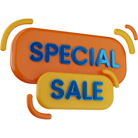 Special Sale Board  3D Icon