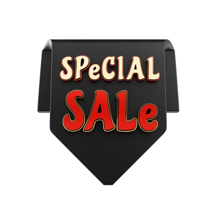 Special Sale Text  3D Icon